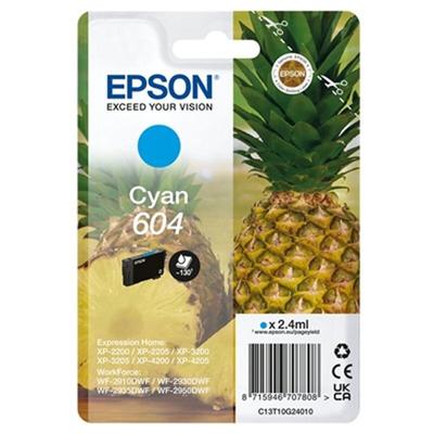 Epson inktcartridge 604, 130 pagina&apos;s, OEM C13T10G24010, cyaan - thumbnail