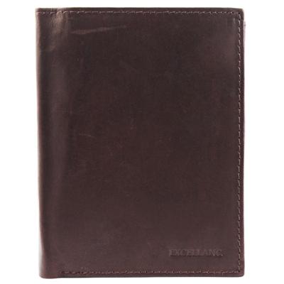 Excellanc heren portemonnee leer Billfold Bruin