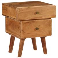 vidaXL Nachtkastje 40x35x49 cm massief acaciahout - thumbnail