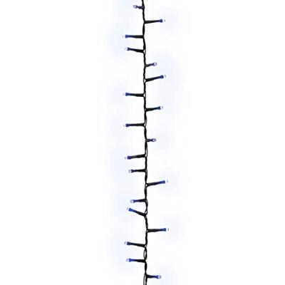 VidaXL Lichtslinger compact met 3000 led&apos;s blauw 65 m pvc