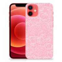 iPhone 12 Mini | TPU Case | White Flowers - thumbnail