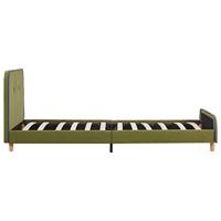 Bedframe stof groen 90x200 cm - thumbnail