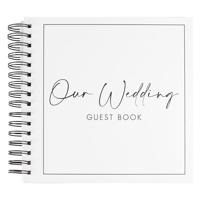 Ginger Ray BW-402 Wedding Guest Book - thumbnail