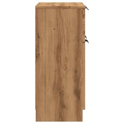 Dressoir 60x30x70 cm bewerkt hout artisan eikenkleurig Dressoir 60x30x70 cm bewerkt hout artisan eikenkleurig