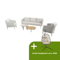 Eva loungeset met Emma salontafels - thumbnail