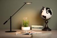 Lucide ANSELMO - Bureaulamp - Ø 18 cm - LED Dimb. - 1x9W 3000K - Zwart - thumbnail