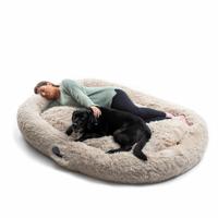 Hondenbed voor mensen | Human Dog Bed XXL InnovaGoods Beige - thumbnail