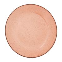 Ontbijtbord Emma - terra roze - ⌀21 cm - thumbnail