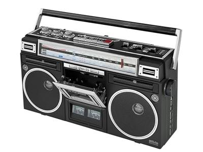 Silva Schneider PCR 1980 Radiocassetterecorder VHF (FM), Middengolf, Korte golf Cassette, Bluetooth, USB, FM, Middengolf, Korte golf Opnamefunctie, Incl.