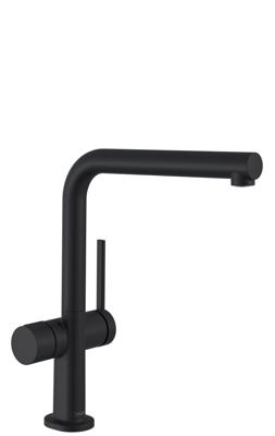 Hansgrohe Talis M54 ééngreeps keukenmengkraan 270 met stopkraan voor vaatwasser, mat zwart