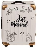 Spaarpot koffer &apos;Just Married&apos; - thumbnail