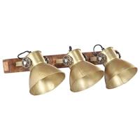 VidaXL Wandlamp industrieel e27 65x25 cm messingkleurig - thumbnail
