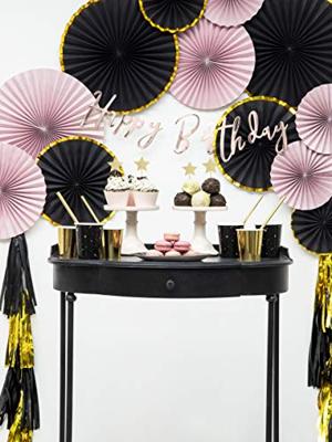 Cupcake toppers Gouden Sterren Glitter (6st) - thumbnail