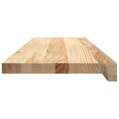 Traptreden 2 st 80x25x2 cm onbehandeld massief eikenhout