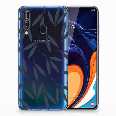 Samsung Galaxy A60 | TPU Case | Leaves Blue