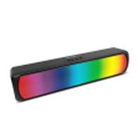 KROM K-POP- Soundbar 2x3 RMS, stereogeluid, Bluetooth, TF-kaartslot, RGB LED, USB, extra aansluiting 3,5 mm jack, afmetingen 280 x 59 x 60 mm, kleur zwart - thumbnail