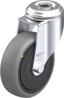 Blickle LKRA-TPA 101KF-ELS Zwenkwiel Wieldiameter: 100 mm Draagvermogen (max.): 70 kg 1 stuk(s)