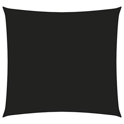 Zonnescherm vierkant 2x2 m oxford stof zwart Zonnescherm vierkant 2x2 m oxford stof zwart