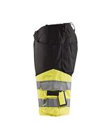 Blåkläder Short met stretch High-Vis 15411811 | Zwart/High Vis Geel | Maat 60 - 7330509692196 - thumbnail