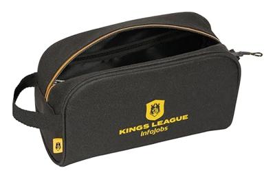 Reistasje Kings League Zwart 24 x 15 x 10 cm