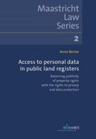 Access to Personal Data in Public Land Registers - Anna Berlee - ebook - thumbnail