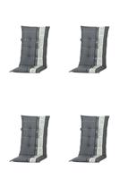 Kissen mona niedrig garden grey (4 stuks) Madison - Madison - thumbnail