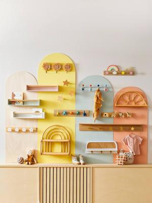 Set van 3 sterhaken LIGNE SIRIUS hout