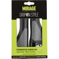 Mirage Fiets Handvatten - Comfortabel & Duurzaam - Zwart/Grijs - thumbnail