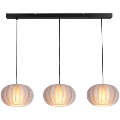 Masterlight 3-lichts hanglampArena met witte kappen - 2721-05-100-3-30