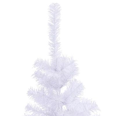 Kunstkerstboom met 150 LED Wit 150 cm PVC en Staal