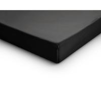 Primaviera Deluxe Satijnen Hoeslaken Zwart 160 x 220 cm - thumbnail