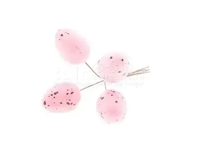 Paasdecoratie Eieren op stok Roze