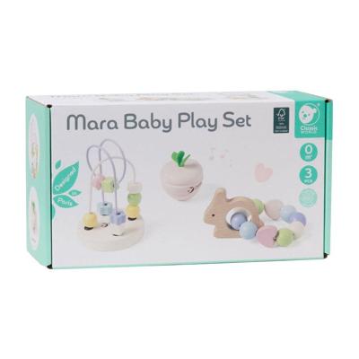 Classic World houten baby speelset mara, 3dlg. Classic World houten baby speelset mara, 3dlg.