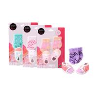 Baby Rose poppensokken en -schoenen op kaart 4 ass. - thumbnail