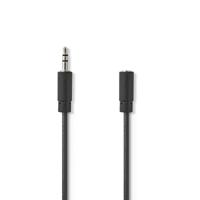 Stereo-Audiokabel | 3,5 mm Male - 3,5 mm Female | 2,0 m | Zwart [CAGB22050BK20] - thumbnail