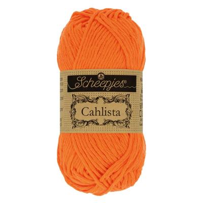 Scheepjes Cahlista 50g - 281 Tangerine - Haakgaren / Breigaren