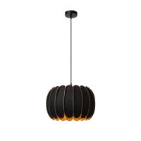 Lucide SPENCER - Hanglamp - Ø 30 cm - 1xE27 - Zwart - thumbnail