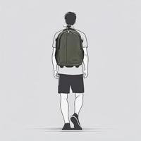 Enrico Benetti Innsbruck backpack trolley cabin luggage - laptop 17 inch-Olive - thumbnail