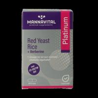 Mannavital Red Yeast Rice+berberine Platinum 60 Vegan Capsules - thumbnail
