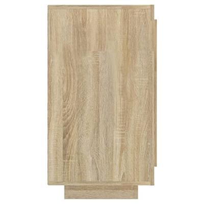 Dressoir 80x40x75 cm sonoma eikenkleurig