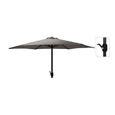 Pro Garden Parasol met Draaimechanisme 3 m Donkergrijs