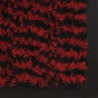VidaXL Deurmat getuft 60x180 cm rood - thumbnail