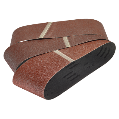 Wolfcraft Textiel schuurband | Korund | K40, K80, K120 | 75 x 533mm | 9 stuks - 1916100