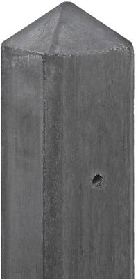Betonpaal T-paal 10 x 10 x 280 cm tuintegel Antraciet ongecoat Gardenlux - Gardenlux