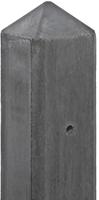 Betonpaal T-paal 10 x 10 x 280 cm tuintegel Antraciet ongecoat Gardenlux - Gardenlux - thumbnail
