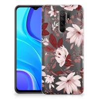 Smartphone hoesje Xiaomi Redmi 9 Watercolor Flowers - thumbnail