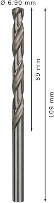 Bosch Accessoires Metaalboren HSS-G, Standard 6,9 x 69 x 109 mm 10st - 2608585500