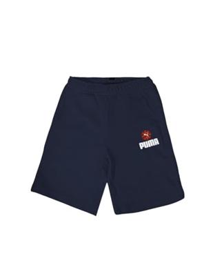 Kinder shorts Puma Blank Donkerblauw - Maat: 11-12 Jaar