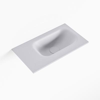 MONDIAZ EDEN Cale solid surface inleg wastafel voor toiletmeubel 40cm. Positie wasbak rechts
