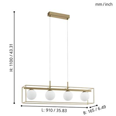 Eglo HanglampVallaspra design - 97793